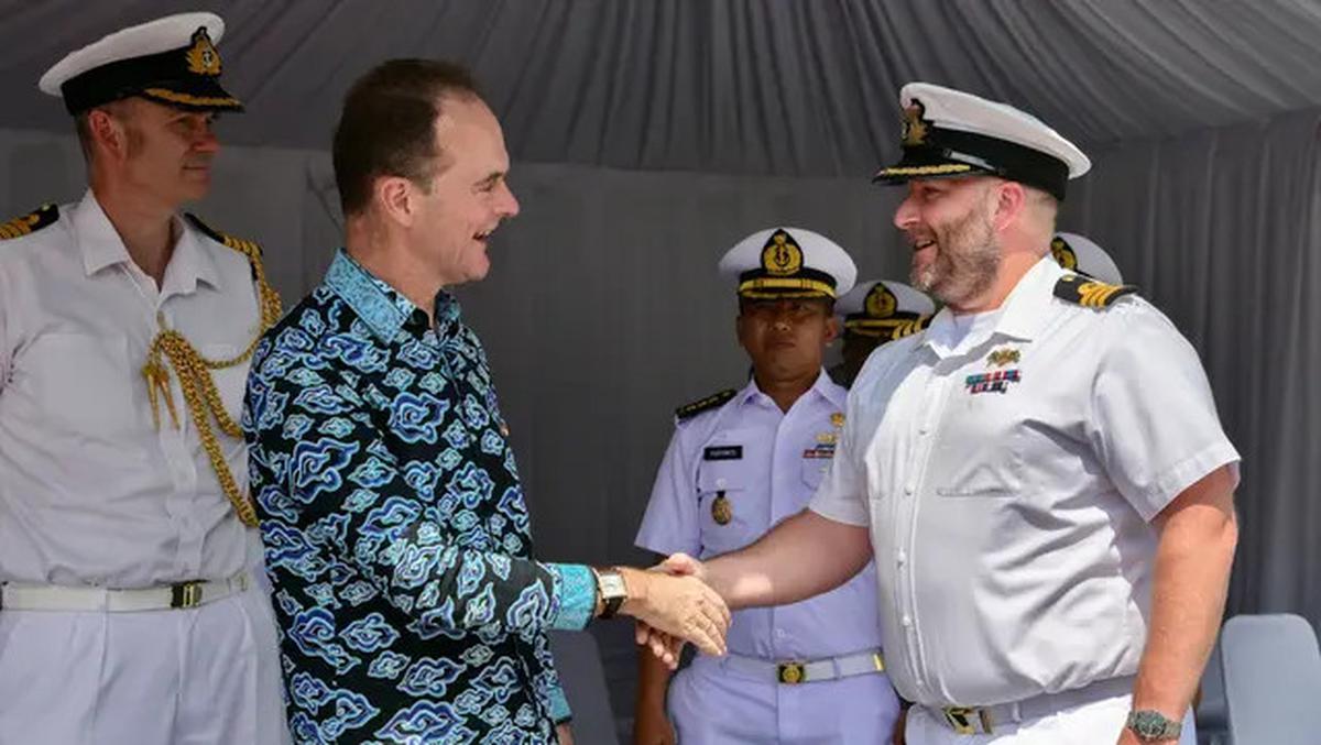 Perkuat Kerja Sama Militer, Kapal Angkatan Laut Inggris HMS Spey Berlabuh di Jakarta