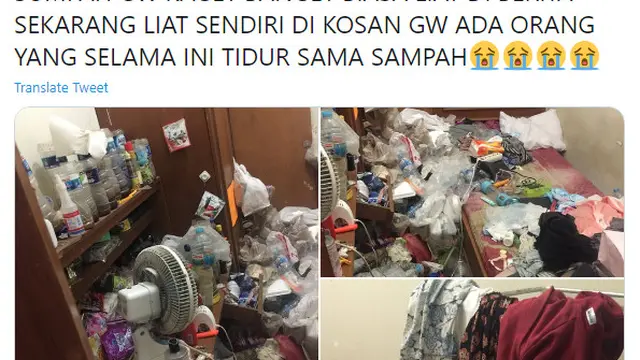 Cewek Ini Kaget Temukan Kamar Teman Kosnya Penuh Sampah, Warganet: Itu Gangguan Kejiwaan