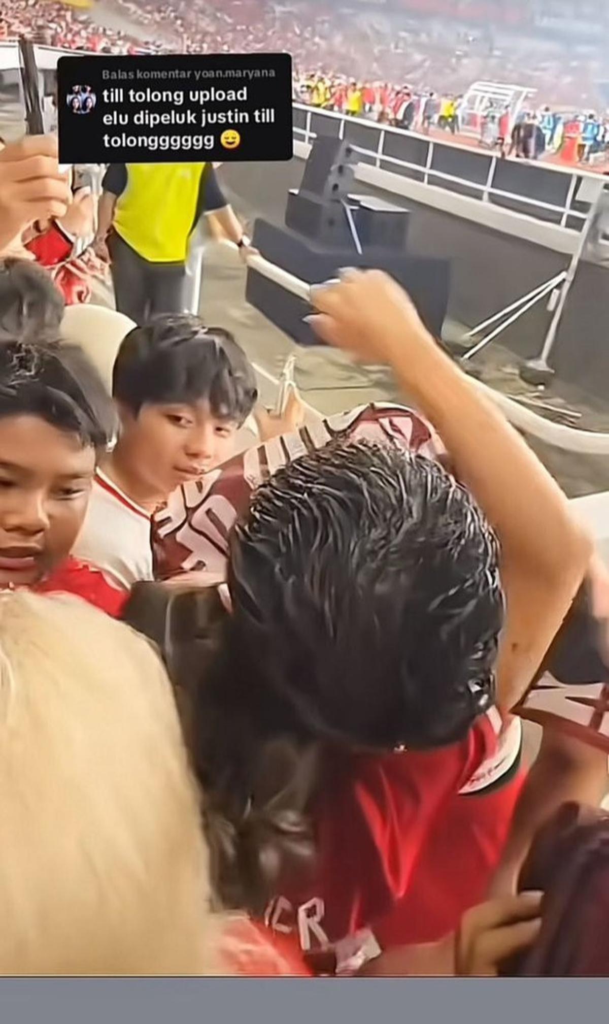 Saksikan Timnas Indonesia di Jepang, Intip Kembali Momen Romantis Jennifer Coppen Dipeluk Justin Hubner di GBK