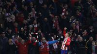 Pencetak gol kemenangan Atletico Madrid, Kevin Gameiro. (AP Photo/Francisco Seco)