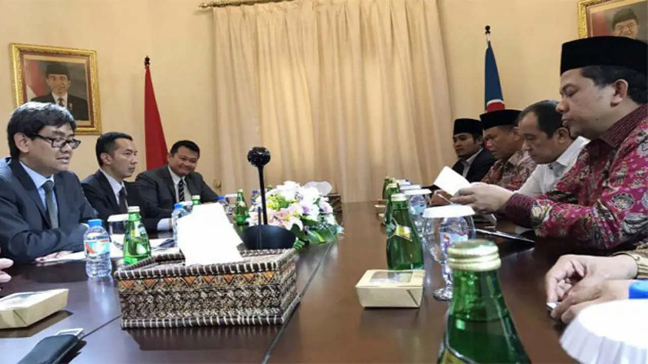 Wakil Ketua DPR Fahri Hamzah yang juga Ketua Timwas TKI memimpin kunjungan muhibah ke Arab Saudi dan Uni Emirat Arab