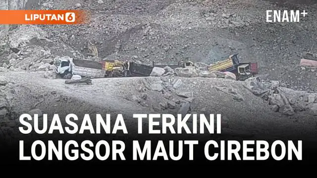 VIDEO: Bencana Maut Longsor Tambang Cirebon, 14 Warga Tewas