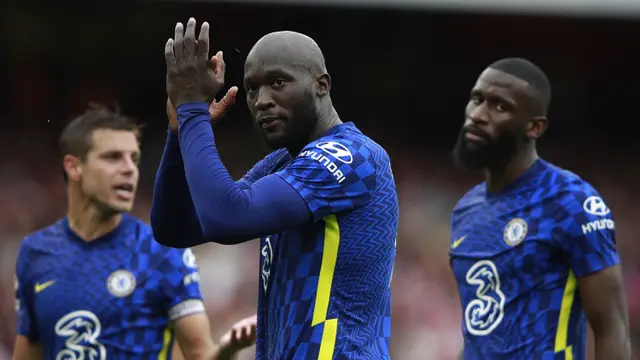 Foto: Romelu Lukaku Langsung Gacor, Cetak Gol Pembuka saat Chelsea Pecundangi Arsenal 2-0 di Liga Inggris