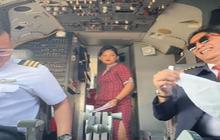 Penuh Canda dan Tawa, Momen Kapten Pilot dan Pramugari Ngobrol di Flight Deck Sebelum Pesawat Take Off