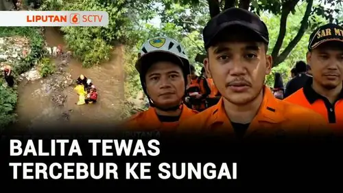 VIDEO: Balita 18 Bulan Tewas Terbawa Arus Sungai Kalibaru, Ditemukan Usai 24 Jam Pencarian
