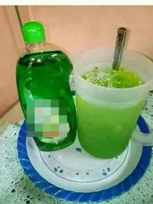 6 Potret Minuman Seperti dari Sabun Ini Bikin Tepuk Jidat, Bisa Terkecoh