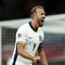 Pemain Inggris, Harry Kane merayakan golnya ke gawang Finlandia saat laga UEFA Nations League 2024 di Satdion Wembley, London, Rabu (11/09/2024) WIB. (AP Photo/Frank Augstein)