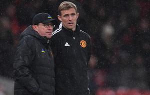 Asisten pelatih Manchester United, Darren Fletcher. (AFP/Paul Ellis)&nbsp;