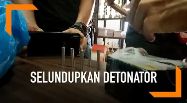 Sepasang pasutri di Parepare diringkus polisi setelah menyelundupkan detonator atau alat pemicu bom.