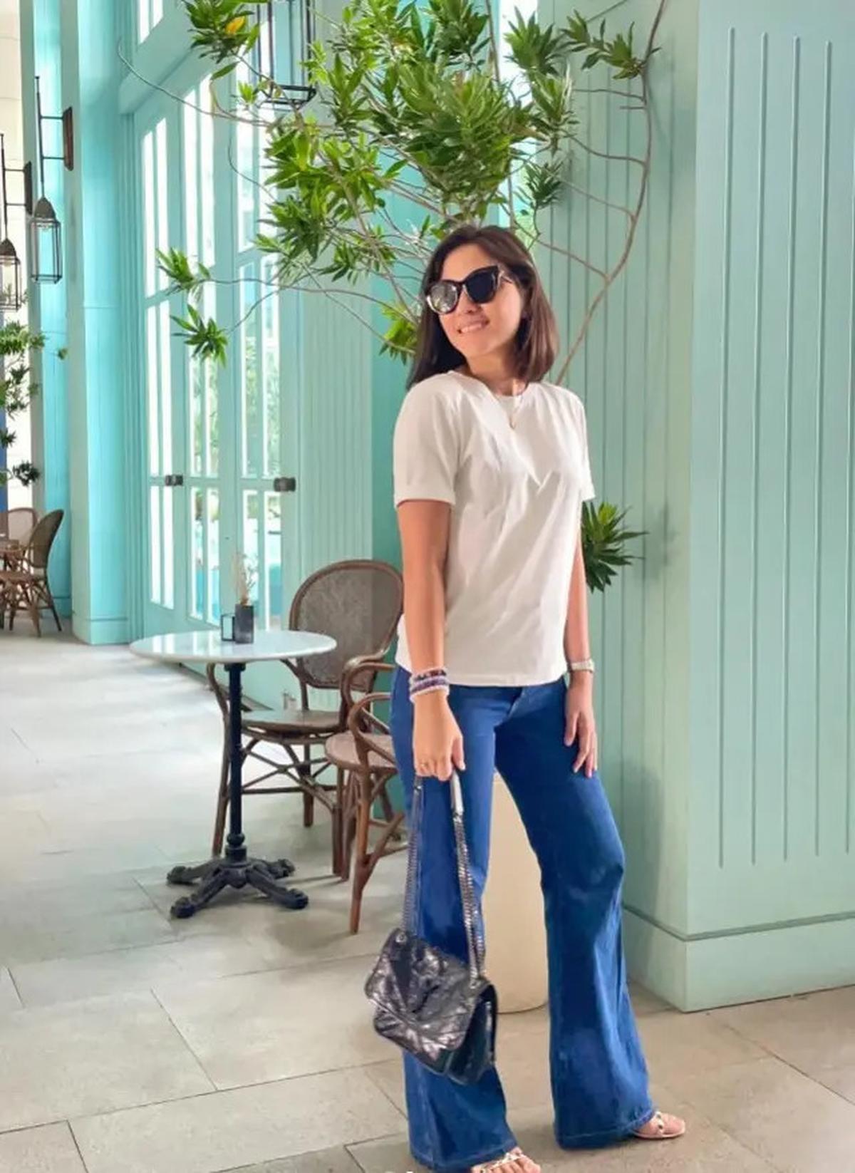 Potret Samanta Elsener Adik Darius Sinathrya dengan Busana Putih, Curi Perhatian