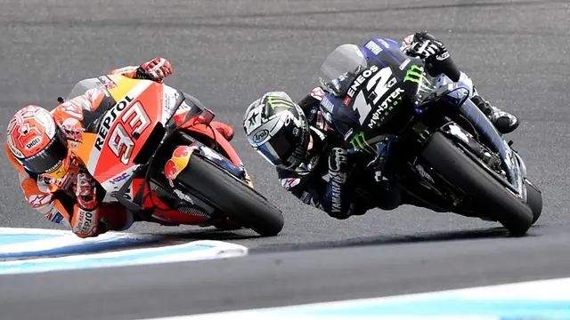 Pembalap Monster Energy Yamaha, Maverick Vinales.