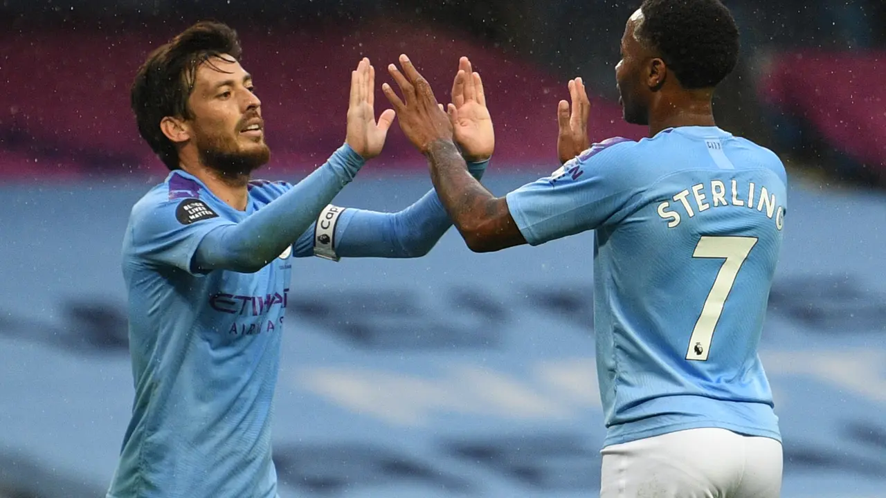 David Silva, Raheem Sterling