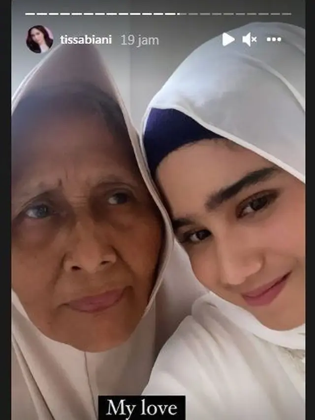 Tissa Biani dan Almarhumah Nenek