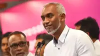Seorang politisi pro-China memenangkan pemilihan presiden di Maladewa, mengalahkan petahana yang selama ini telah memperkuat hubungan negara tersebut dengan India (AFP).