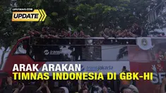 Timnas Sepak bola U-22 memboyong medali emas usai berhasil mengalahkan Thailand dengan skor 5-2 di ajang SEA Games 2023. Kemenangan setelah 32 tahun ini disambut meriah oleh masyarakat Indonesia dengan arak-arakan di GBK-HI.