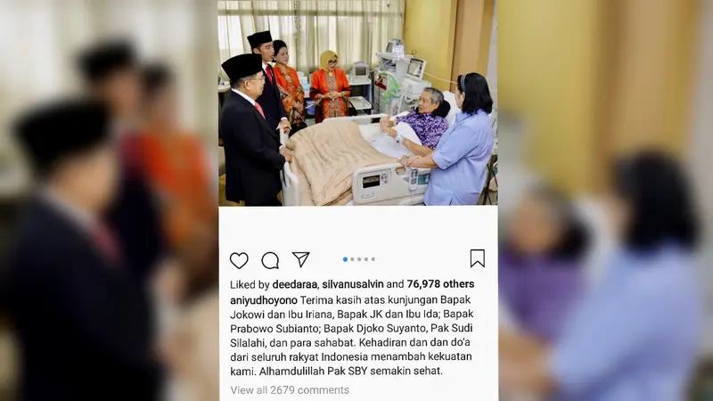 Instagram Ani Yudhoyono (Liputan6.com/Putu Merta)