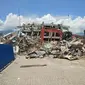 Hotel Roa-Roa Palu luluh lantak diterjang gempa dan tsunami (Liputan6.com/Ady)