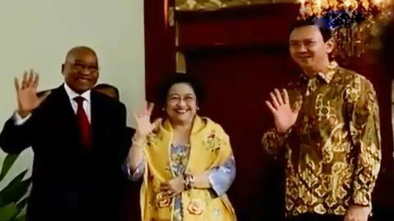 Ahok Bersama Megawati Bertemu Presiden Afrika Selatan