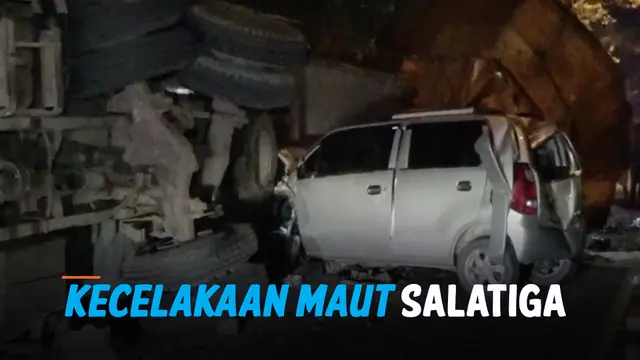VIDEO: Kecelakaan Maut Salatiga, Libatkan 6 Kendaraan & 1 Polisi Tewas