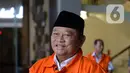 Bupati Sidoarjo Saiful Ilah usai menjalani pemeriksaan di Gedung KPK, Jakarta, Kamis (30/1/2020). Saiful Ilah diperiksa sebagai tersangka terkait kasus dugaan menerima suap proyek infrastruktur di Dinas PUPR Kabupaten Sidoarjo. (merdeka.com/Dwi Narwoko)