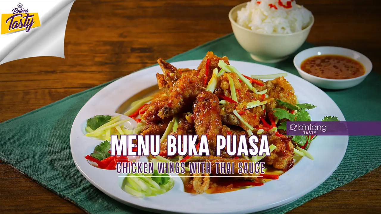 [Bintang] Menu Buka Puasa: Chicken Wings with Thai Sauce