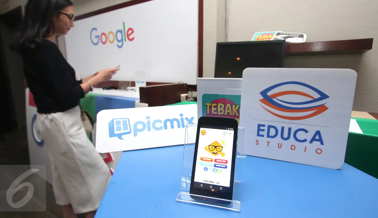 Sejumlah aplikasi game yang ikut dalam acara Indonesian Developer Showcase Building Apps and Games for a Booming Market di Jakarta, Kamis (10/12/2015). (Liputan6.com/Angga Yuniar)