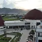 Gedung Papua Youth Creative Hub (PYCH) yang peletakan batu pertamanya dilakukan oleh Presiden Jokowi bakal segera rampung. (Istimewa)
