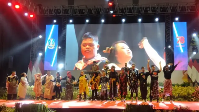 Peringati Hari Ulang Tahun Jawa Timur ke-78, Anak-Anak Disabilitas Meriahkan Jatim Fest 2023. Foto: Y-AMI.