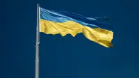 Ilustrasi bendera Ukraina. (Unsplash)