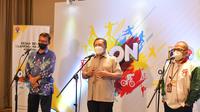 Kementerian Pemuda dan Olahraga (Kemenpora) RI melanjutkan sosialisasi Perpres Nomor 86 Tahun 2021 tentang Desain Besar Olahraga Nasional (DBON) di Ballroom InterContinental Hotel, Jakarta, pada Rabu (10/11/2021). (Rayki/Kemenpora)