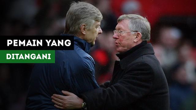 Siapa saja pemain yang pernah merasakan ditangani Sir Alex Ferguson dan Arsene Wenger?