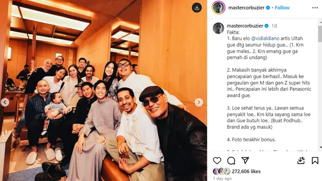 Deddy Corbuzier dan Vidi Aldiano