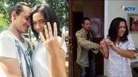 6 Momen Dylan Carr Bareng Angela Gilsha Saat Syuting, Kompak Perankan Antagonis (sumber: Instagram.com/angelagilsha dan Instagram.com/samudracinta_sctv)