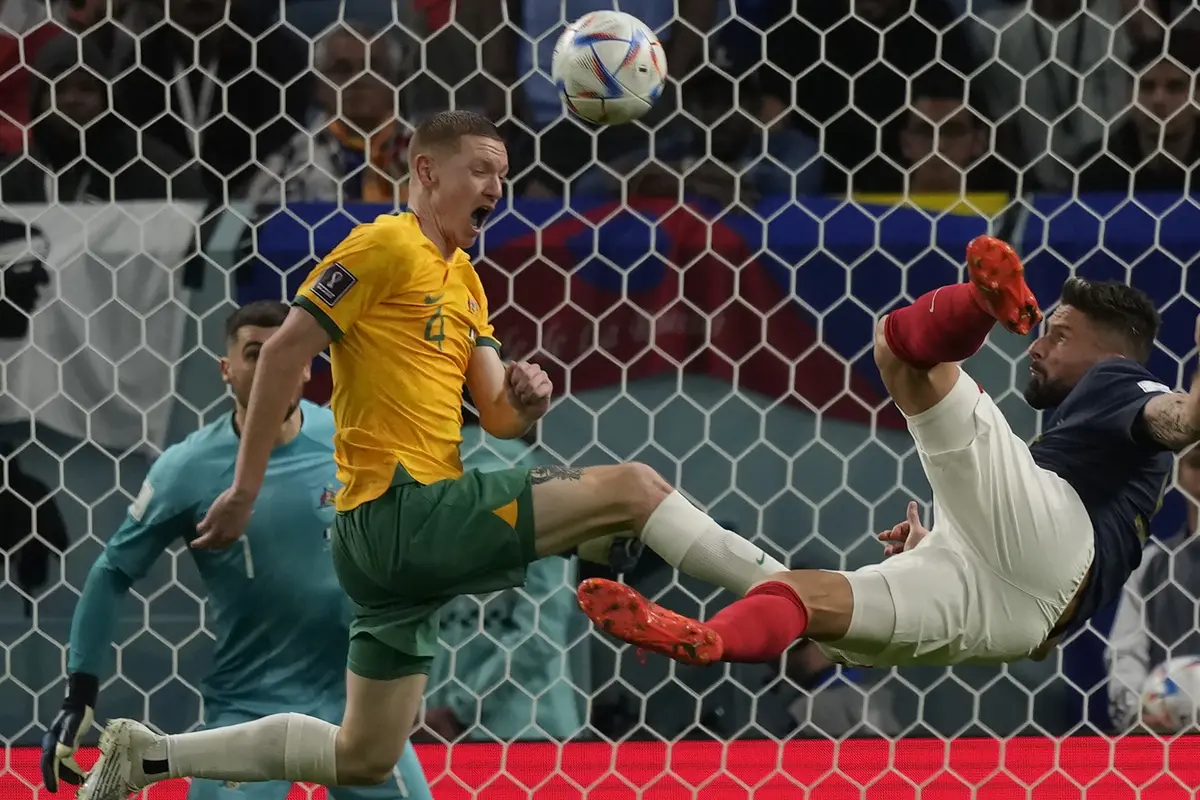 Foto: Aksi Comeback Sempurna Olivier Giroud dkk saat Prancis Bantai Australia di Grup D Piala Dunia 2022