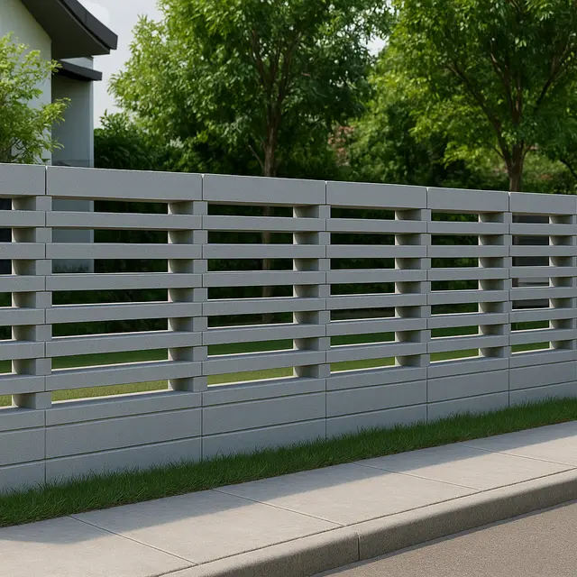 Desain Pagar Tembok Unik