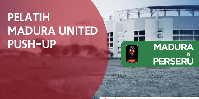 VIDEO: Pelatih Madura United Push Up setelah Greg Nwokolo Cetak Gol