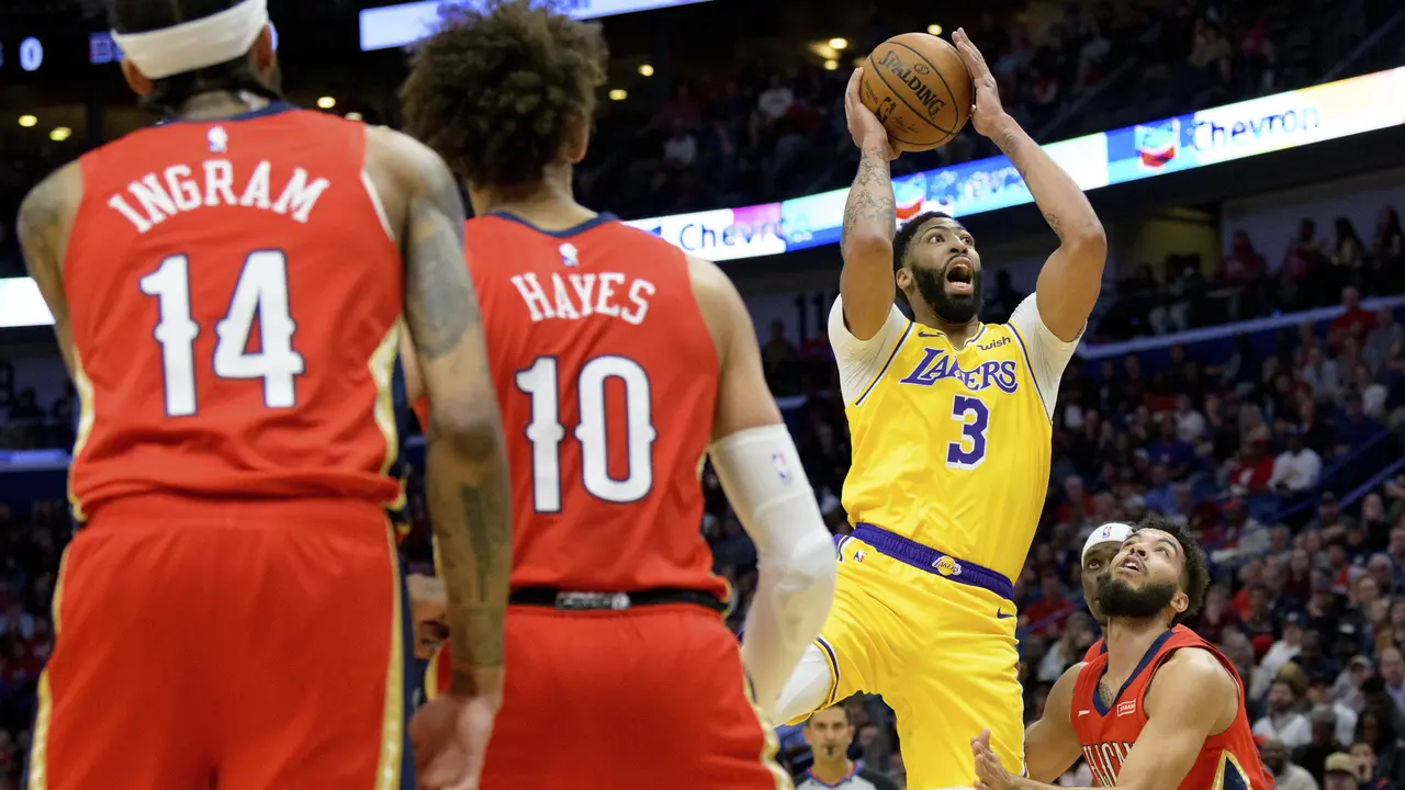 NBA: Anthony Davis Bawa Lakers Kalahkan Mantan Klub