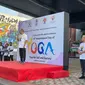 Dubes India Sandeep Cakravorty di acara yoga bersama yang diselenggarakan oleh Kedutaan Besar India di Jakarta pada Jumat (21/6/2024) di Kemenpora, Jakarta Pusat (Dok: Najma Ramadhanya)