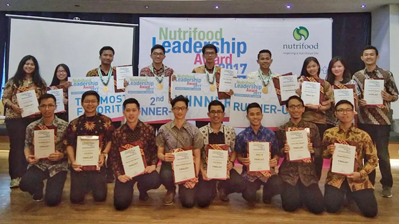 Mahasiswa Unpad Menangi Nutrifood Leadership Award 2017