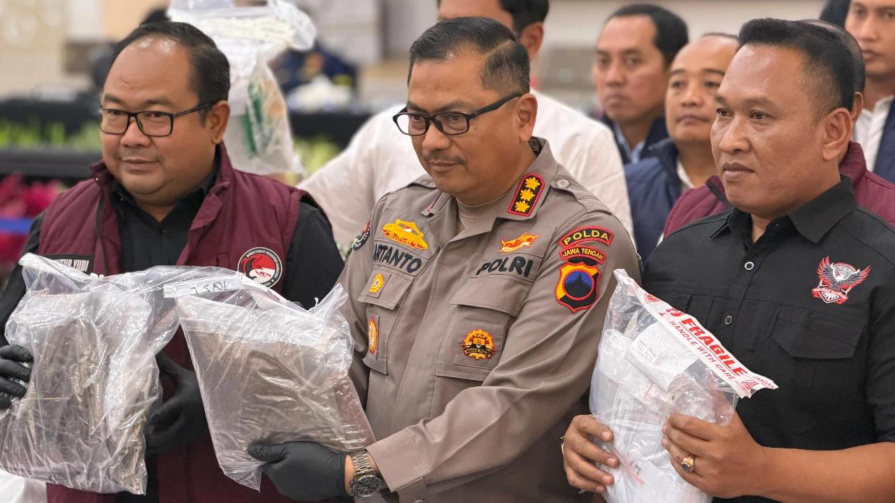 Polda Jateng Bongkar 1.201 Kasus Narkoba, 1.485 Orang Jadi Tersangka