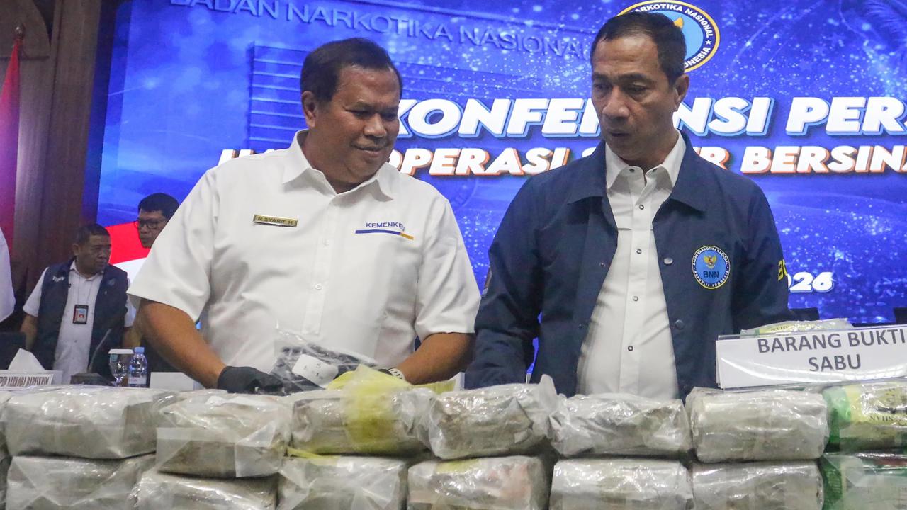FOTO: Operasi Saber Bersinar Ungkap 715 Kasus Narkotika