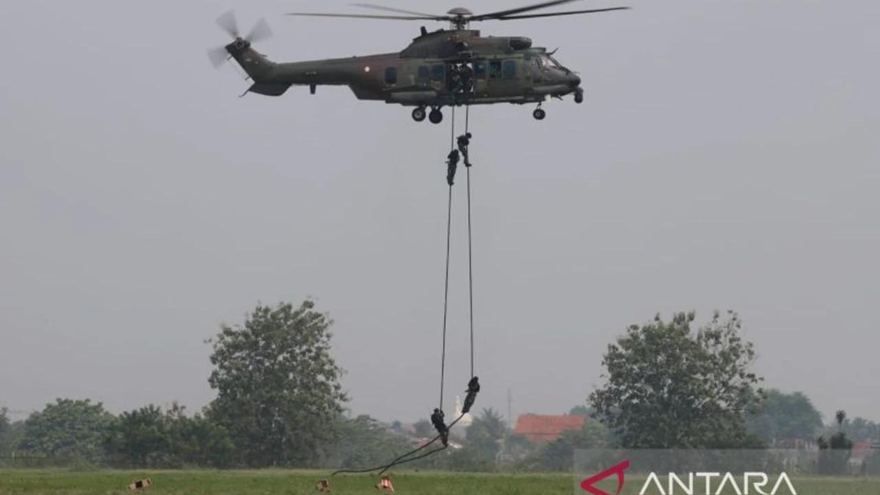 TNI AU Gembleng Pilot Heli, Asah Kemampuan Latihan Misi Tempur dan OMSP