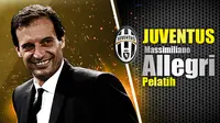 Ilustrasi Massimiliano Allegri (Liputan6.com/Sangaji)