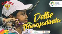 Garuda Kita Asian Games Dellie Threesyadinda (Bola.com/Adreanus Titus)