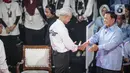 Akan tetapi, para calon wakil presiden terlihat hadir mendampingi. (Liputan6.com/Faizal Fanani)