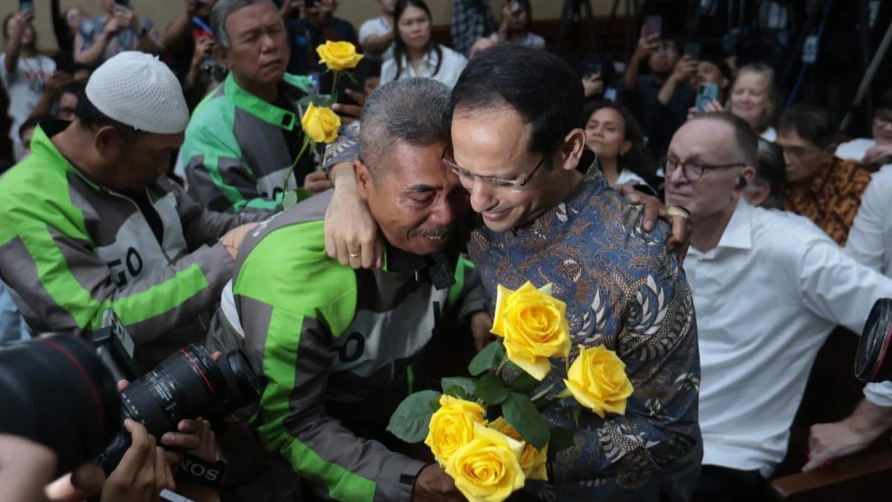 FOTO: Nadiem Makarim Jalani Sidang Vonis Kasus Chromebook