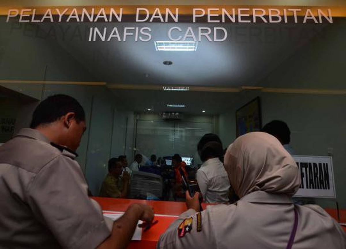 Pelayanan kartu INAFIS diluncurkan