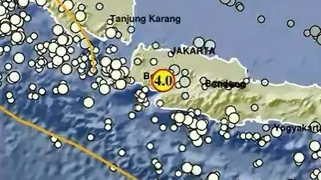 Gempa Magnitudo 4.0 Guncang Sukabumi, Getarannya Terasa hingga Bogor