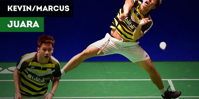 VIDEO: Kevin / Marcus Juara Jepang Terbuka usai Taklukkan Ganda China