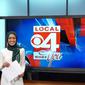 Tahera Rahman menjadi pembawa acara wanita berhijab pertama yang tampil di TV Amerika (instagram/Taheratv)